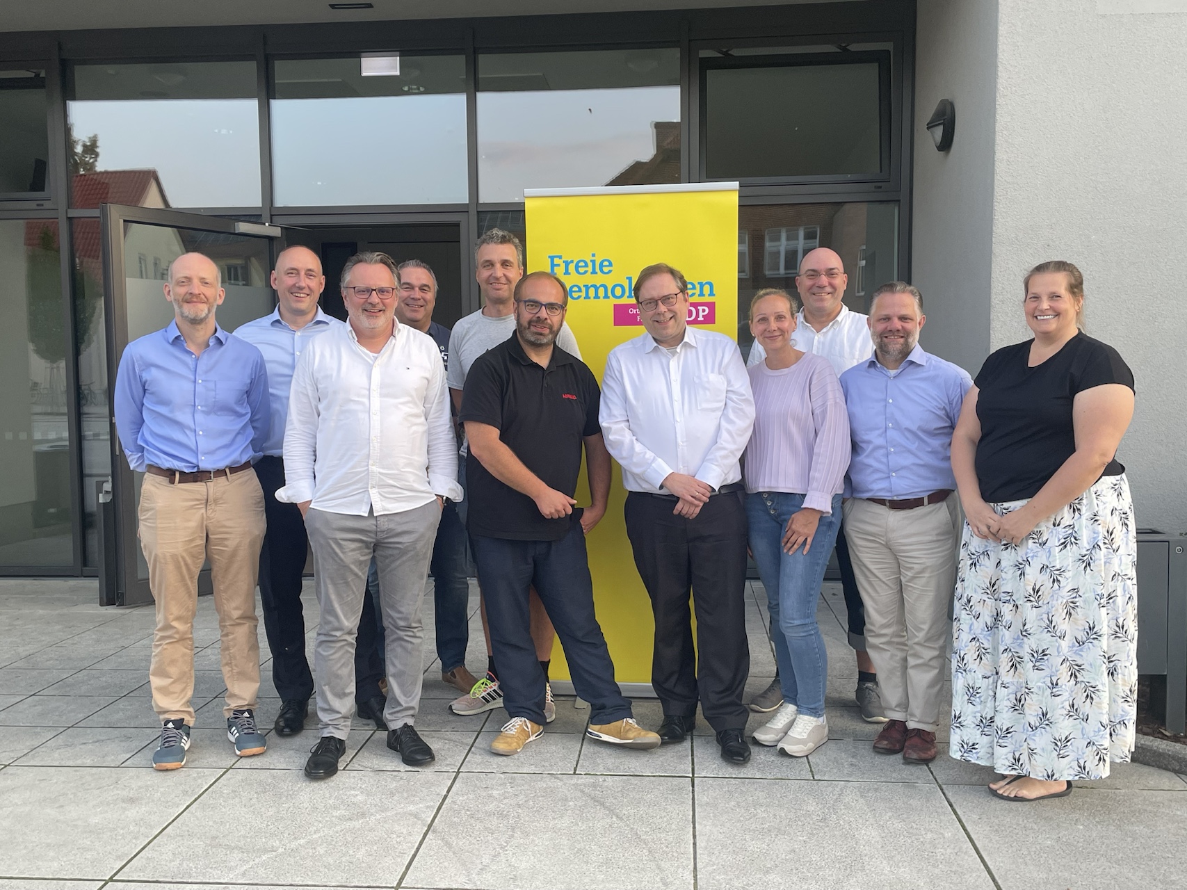 FDP Ortsvorstand mit allen Beisitzern.